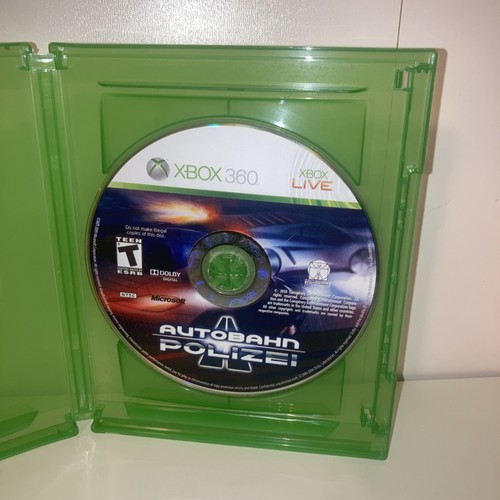 Autobon Sign Autobahn Polizei (Microsoft Xbox 360, 2010) Disc Only - Comes In Xbox ...