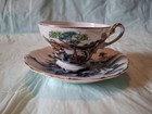 Norcrest Japan Village Fine China Tea Cup & Saucer Gold Rimmed — photo 2