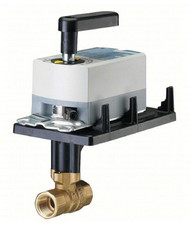 Siemens 171K-10310S 2-Way 3/4 Inch, 16 Cv Ball Valve w/Actuator, 2-10 V, NO, NPT