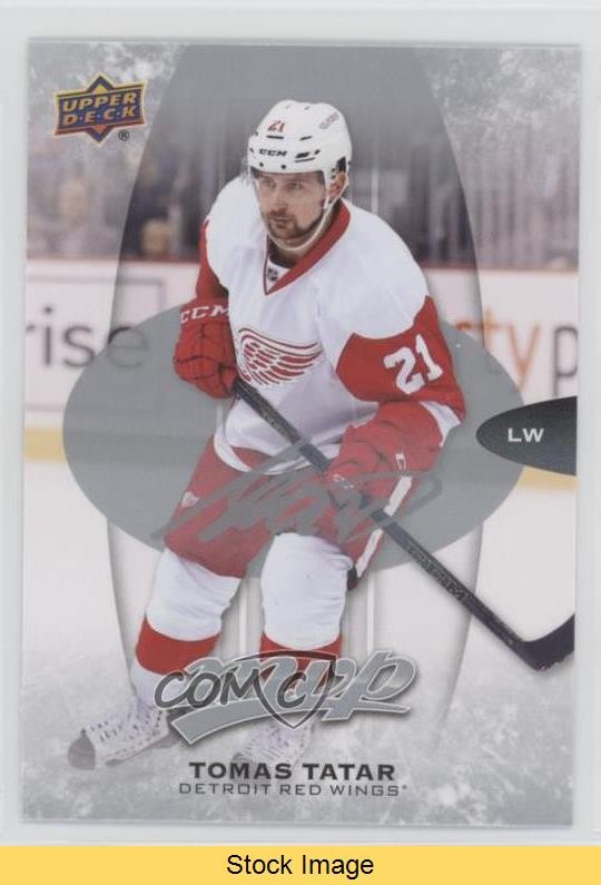 2016-17 Upper Deck MVP Silver Script Tomas Tatar #21 READ 2js