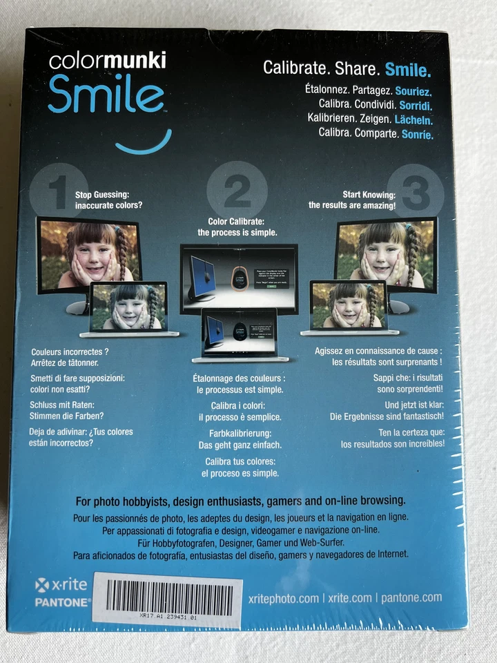 X-Rite ColorMunki Smile, Monitor Calibration Device, For Photo and Video Editing - Image 2 of 4
