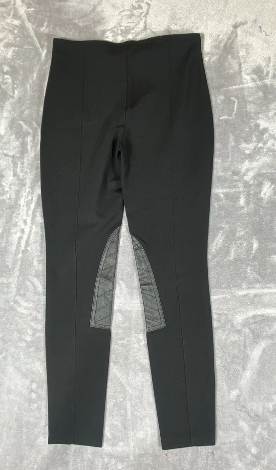 Leggings Polo Ralph Lauren Feminina Pequena Preta Equestre Elástica - Imagem 3 de 4