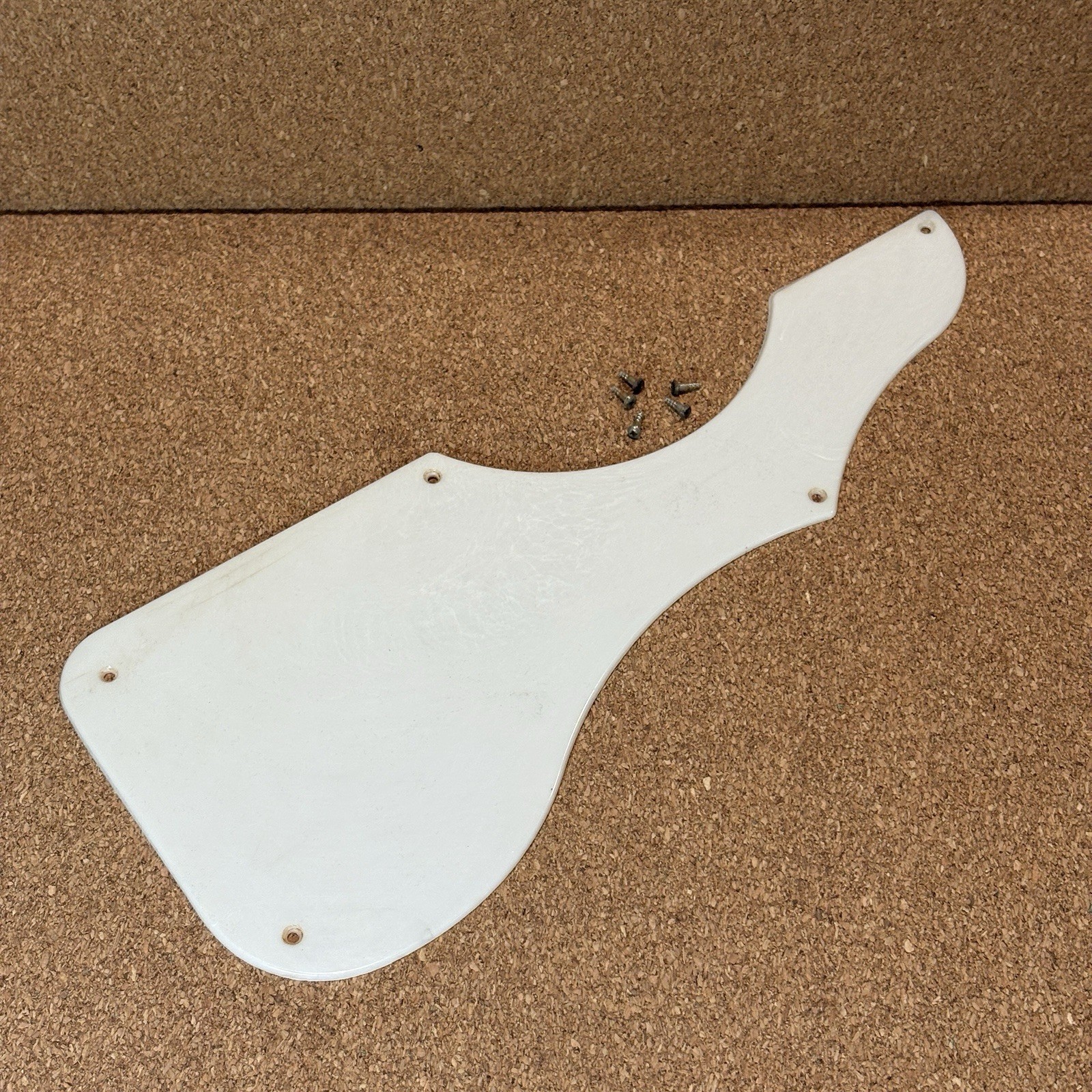 Vintage Acoustic Pickguard White - Kay Silvertone Harmony Sears USA MIJ Japan