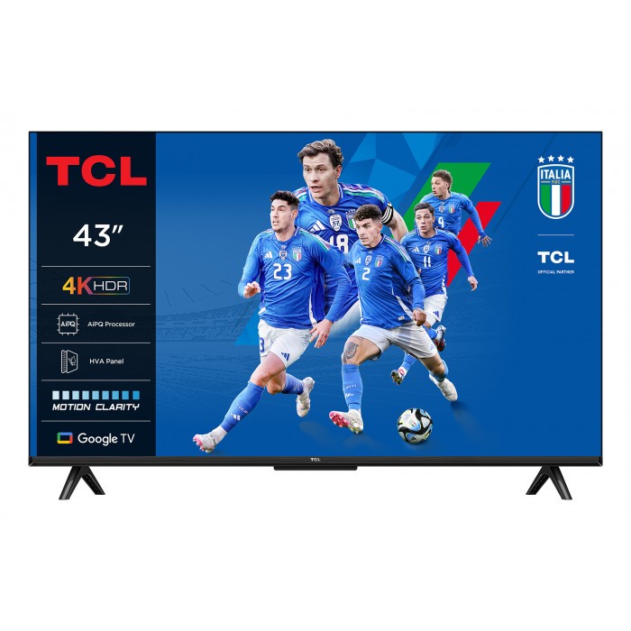 TCL 43P69K Smart TV LED 43 Pollici UHD 4K Google TV