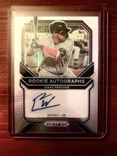 2021 Panini Prizm Rookie Autographs Isaac Paredes Silver Prizm MINT!