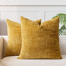 Chenille Coarse Yarn Cushion Cover Throw Pillow Case For Bedroom Sofa 50x50cm UK