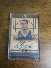 2012-13 Threads Basketball Klay Thompson Rookie On Card Auto Warriors #59. rookie card picture