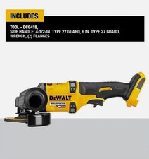 New DeWalt DCG418B FLEXVOLT 60V MAX 4-1/2" - 6" Grinder Tool Only
