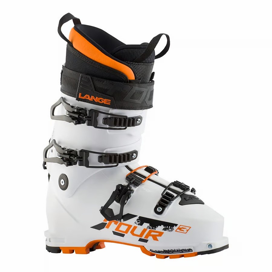 Lange Botas Esquí Hombre XT3 Tour, Esquí Alpinismo - Color: Blanco/Negro/Naranja