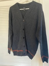 Harry Potter Gryffindor 100 Wool Cardigan Women's L Scotland Wizarding World
