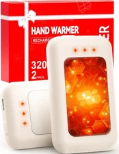 Rechargeable Hand Warmers 2 Pack 16 Hours Instant Heat Ntc Safety Control