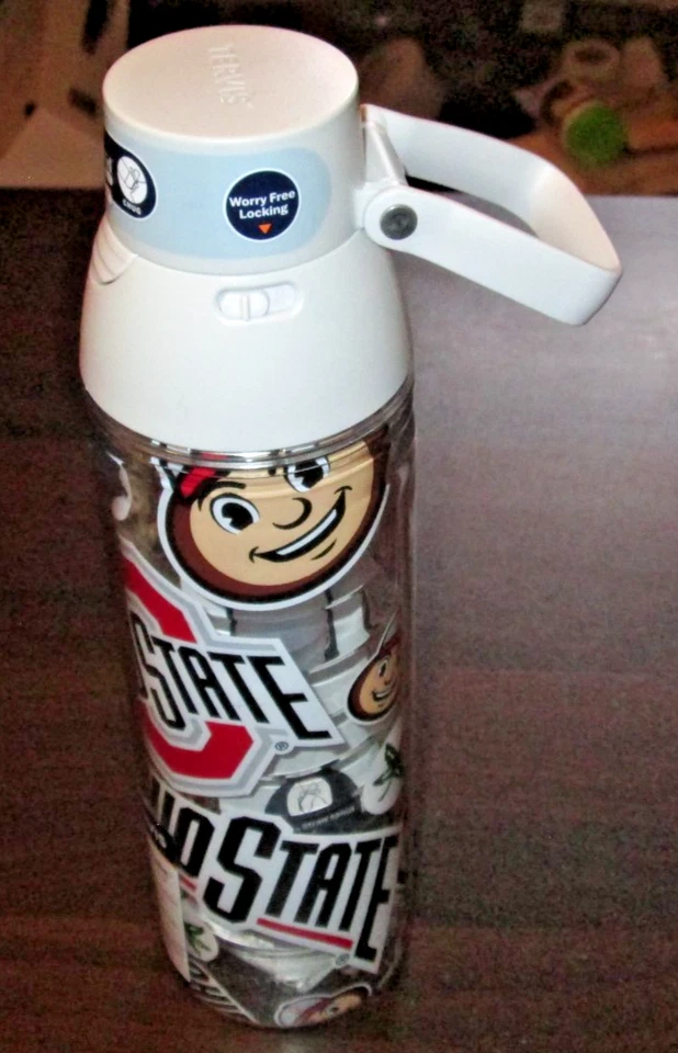 TERVIS Ohio State 24oz Venture Water Bottle SRP 29.99 USA  BPA Free - Image 2 of 4