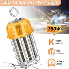 Industrial LED Temporary Work Light 150W Construction Jobsite Hanging Lamp 5000K