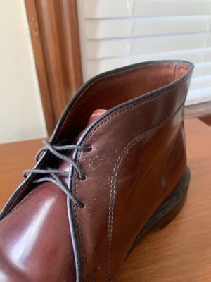 AE TREES | ALLEN EDMONDS 15D DUNDEE #8 SHELL CORDOVAN CHUKKA BOOTS