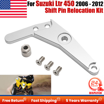 For Suzuki Ltr 450 06-12 ATV Shift Pin Relocation Kit Shift Shaft Aluminum 1 Set