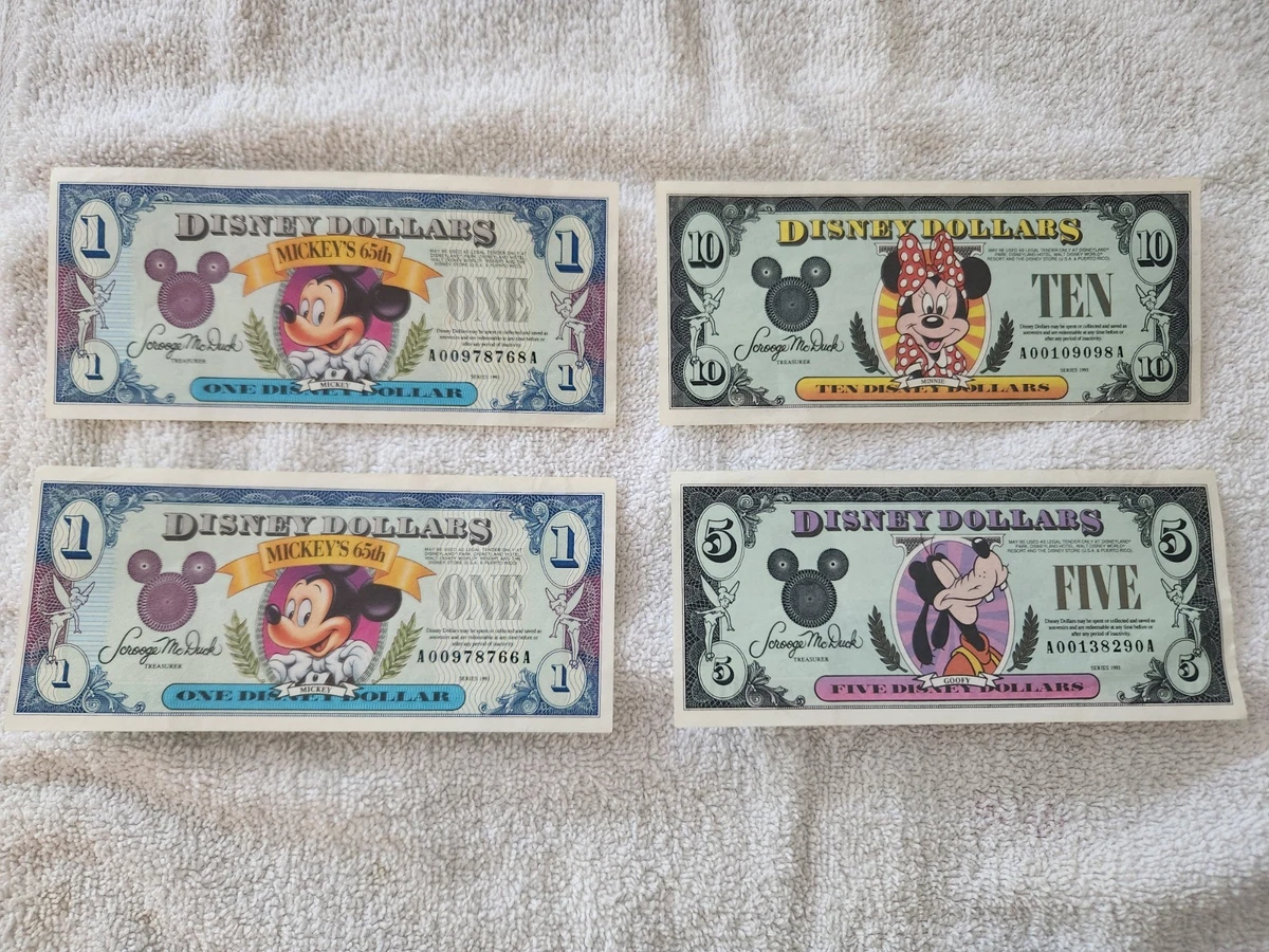 Disney Dollars (1968-Now) | eBay