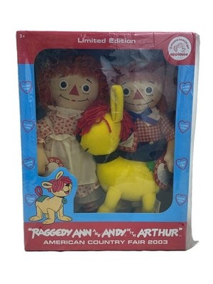 2003 Limited Edition Raggedy Ann & Andy Japan Festival Doll Set