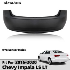For 2016 2017 2018 2019 2020 Chevy Impala Ls Lt Rear Bumper Wo Sensor Holes
