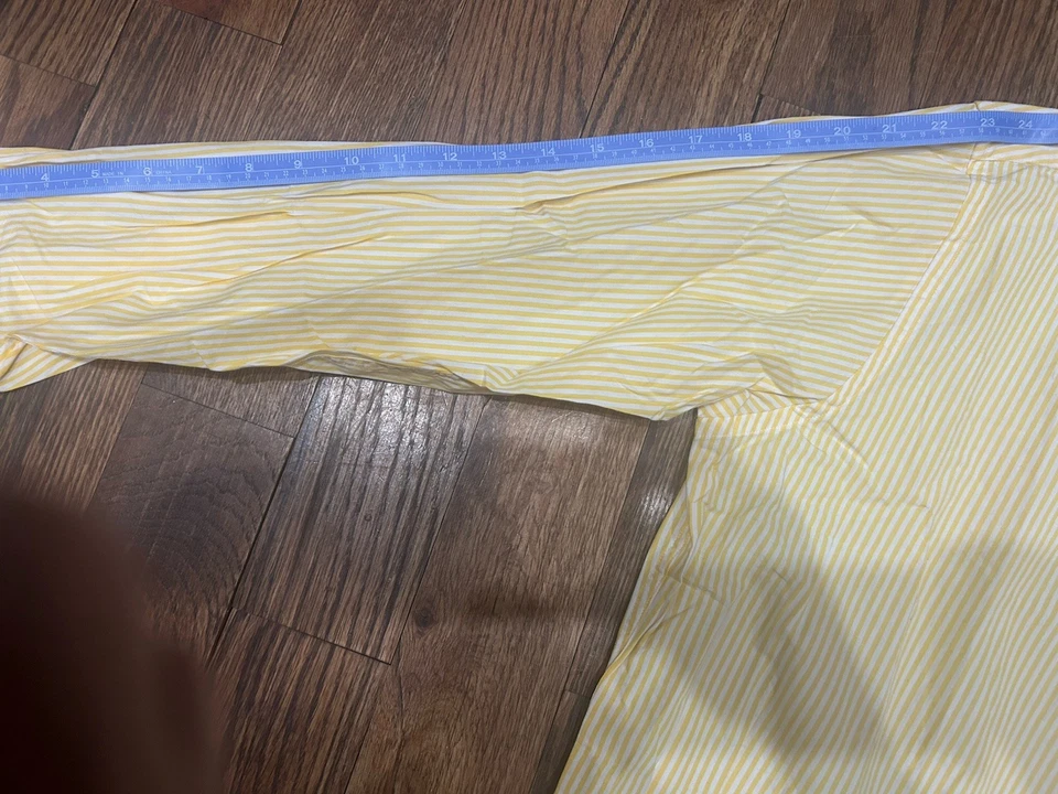 Camisa Oxford Brooks Brothers Amarillo/Blanco Rayas 16 32/33, Excelente Estado Foto 3 de 4