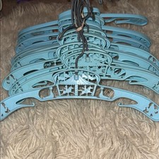 Vintage Blue Kids Hangers