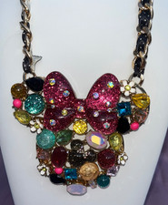 Disney Betsey Jonson Minnie Mouse Statement Necklace