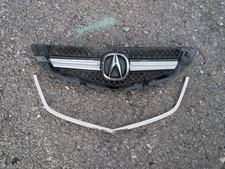 2004-2008 Acura Tl Type S 07-08 Oem Bumper Grille Grill 2 Piece Wemblem 3.5l
