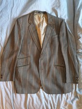 Daks Signature brown Wool Vintage Coat/jacket/blazer 42 L