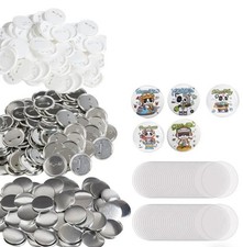 VEVOR 1.25" 32mm Button Badge Parts Supplies 500 Sets Maker Machine NOT Included