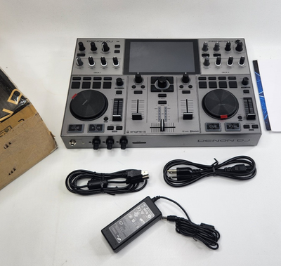 Denon Double Deck DJ PRIME GO+ Portable DJ Controller Mixer