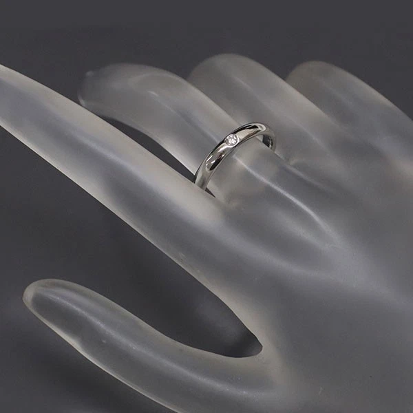 Harry Winston Pt950 banda de anillo de diamantes - Auténtico envío gratuito desde Japón - Auténtico AUTO Foto 3 de 3