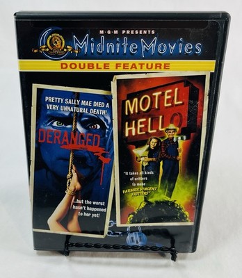 Midnite Movies Double Feature - Deranged / Motel Hell (DVD) Cult Horror 2002 