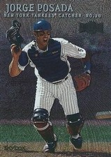 Jorge Posada 2000 Metal 78 New York Yankees Baseball Card
