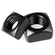 Black 304 Stainless Square Nuts M4 M5 M6 M8 M10 M12