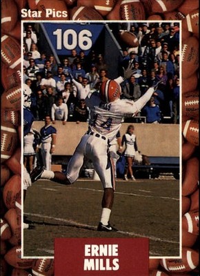 1991 Star Pics #66 Ernie Mills - FB