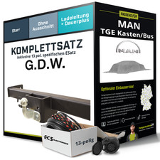 Anhängerkupplung starr für MAN TGE Kasten/Bus +E-Satz NEU ABE PKW