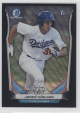 2014 Bowman Draft Chrome Black Wave Refractor Jared Walker #CDP130 1m8