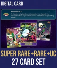 IMPOSSIBLE INVASION SR+RARE+UNCOMMON 27 CARD 2025 TOPPS MARVEL COLLECT SET