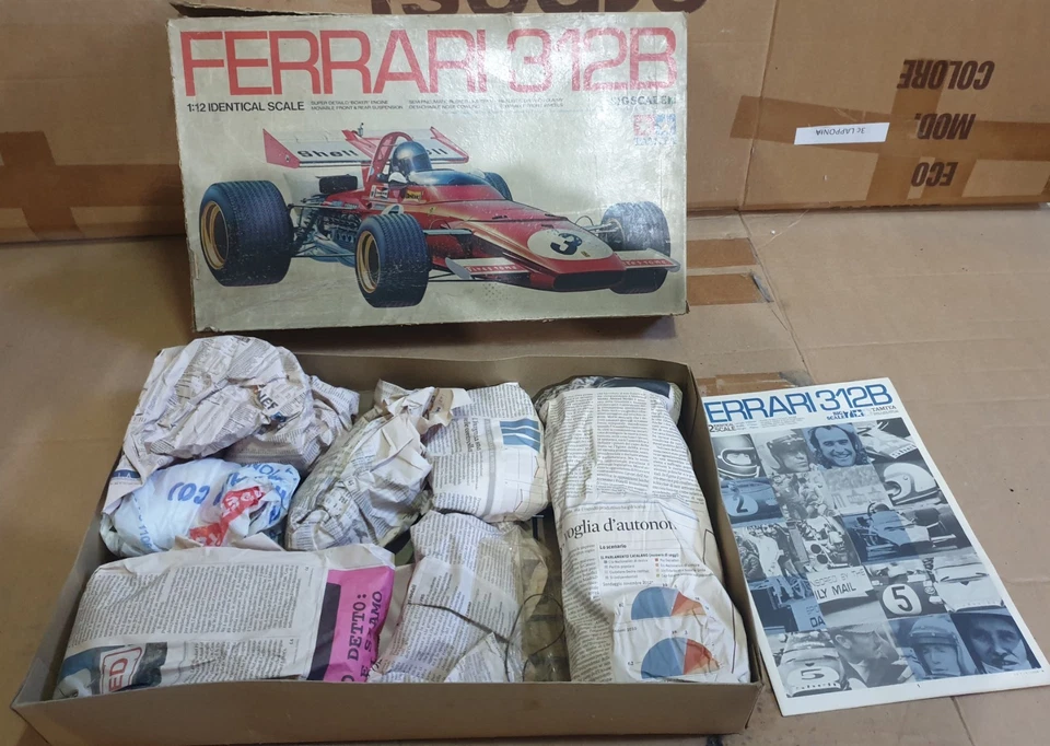Tamiya  1/12 Ferrari 312B    big scale  - raro - andretti - ragazzoni - Immagine 2 di 4