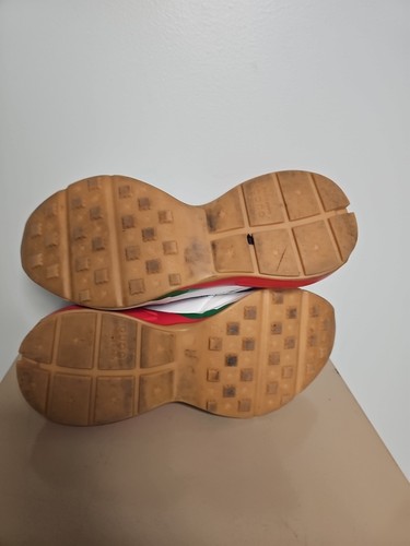 Gucci Rhyton 'Bianco Rosso Verde Riflettente' 643491 - Taglia 10 - Foto 22 di 24