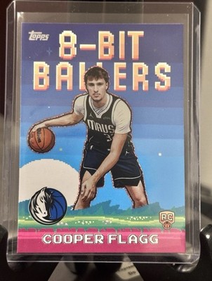 Cooper Flagg 2025-26 Topps Basketball Rookie RC 8-Bit Ballers #8B