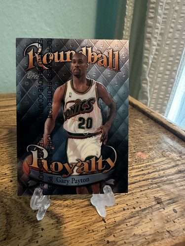1998-99 Topps Roundball Royalty Gary Payton #R7 With Coating Sonics HOF