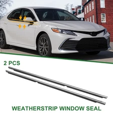 2pcs Rear Left & Right Weatherstrip Window Seal No.7573006060 for Toyota Camry 