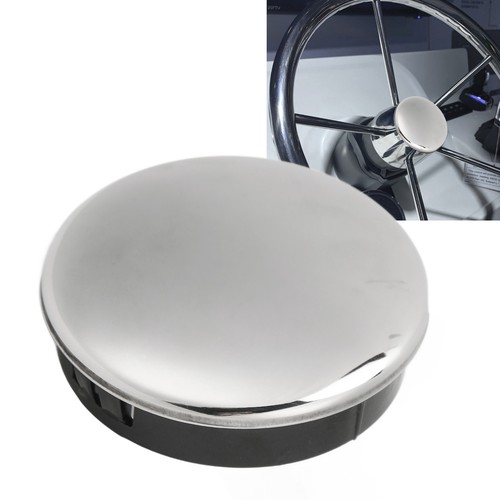 Boat Steering Wheel Center Cap 2.5in/6.35cm 316 Stainless Steel ABS Snap In DON - Bild 12 von 12