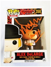 Malcolm McDowell Autographed Clockwork Orange Funko Pop! #358 Alex ACOA Witness