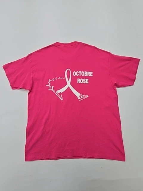 Tee-shirt graphique rose unisexe Fruit of the Loom taille L état d'occasion - Photo 2/4