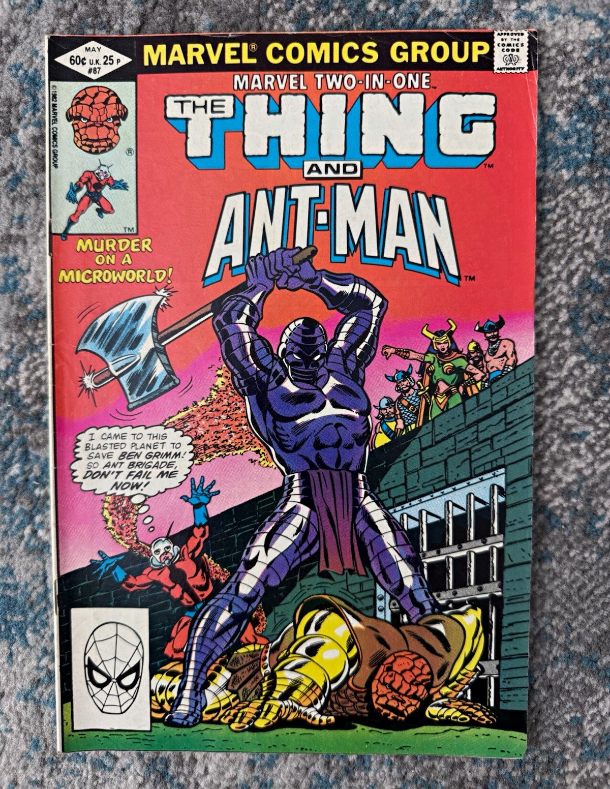 Marvel Two-in-One #87 (1982 Marvel Comics) The Thing & Ant-Man Single Issue