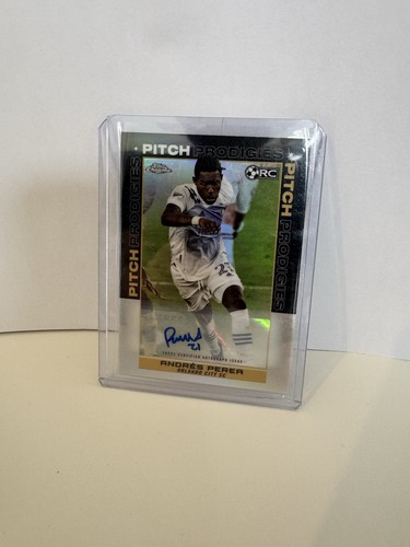 Andres Perea 2021 Topps Chrome MLS Pitch Prodigies Refractor #179 Rookie Auto RC - Bild 1 von 2