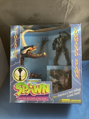 Spawn The Movie VIOLATOR & COMMANDO Action Figure McFarlane Toys 1997 Sealed