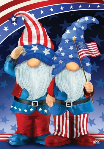 Briarwood Lane Gnomes House Flag