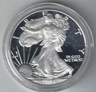2004-W American Silver Eagle /Proof/Capsule/US Coin/$1